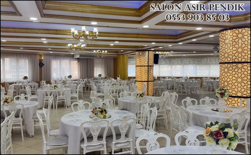 Salon Asır | Beyaz Masa ve Sandalye Konsepti ile Şıklık ve Zarafet